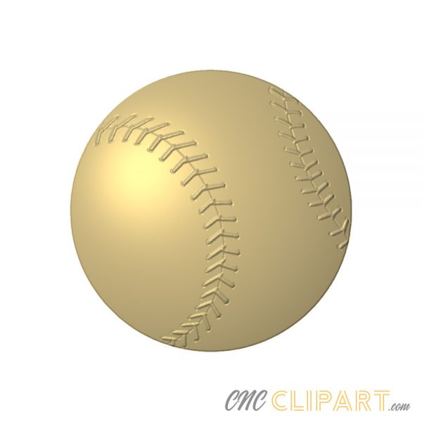 A 3D Relief Model of a Baseball