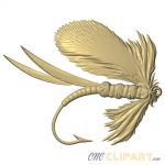 A 3D Relief Model of a highly-detailed fishing lure