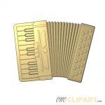 A 3D Relief Model of an Accordion