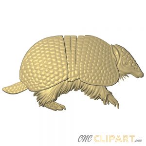 3D Relief Model of an Armadillo