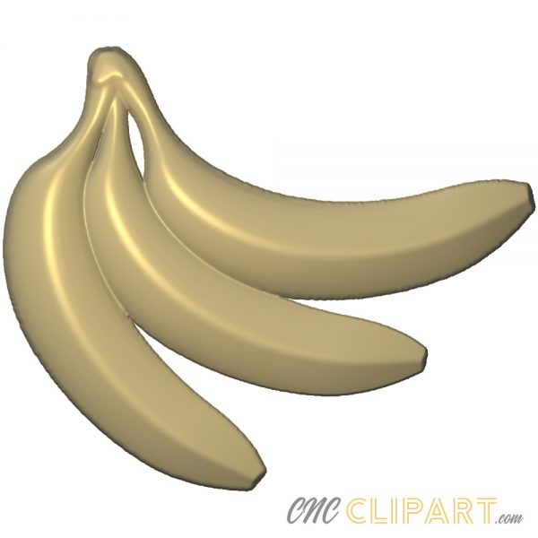 A 3D Relief Model of a bunch of Bananas
