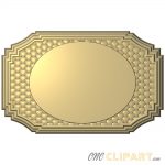 A 3D Relief Model of a plaque/award base - suitable for customising with your own text and additional content