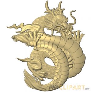 A 3D Relief Model of Chinese Dragon