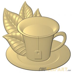 A 3D Relief Model of a Cup of Tea