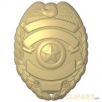 A 3D Relief Model of an Eagle Badge