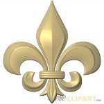 A 3D Relief Model of a Fleur de Lys