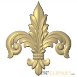 A 3D Relief Model of a Fleur de Lys