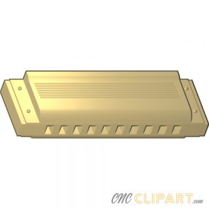 A 3D Relief Model of a Harmonica
