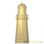 A 3D Relief Model of a Lighthouse