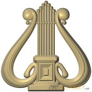 A 3D Relief Model of a Lyre