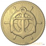 A 3D Relief Model of circular nautical design