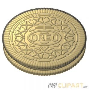 A 3D Relief Model of an Oreo Biscuits