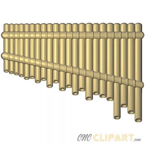 A 3D Relief Model of Panpipes