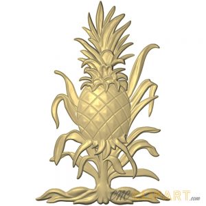 A 3D Relief Model of a Pineapple Stand