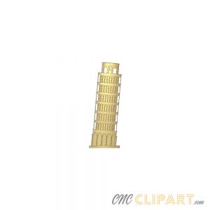 A 3D Relief Model of a the Leaning Tower of Pisa