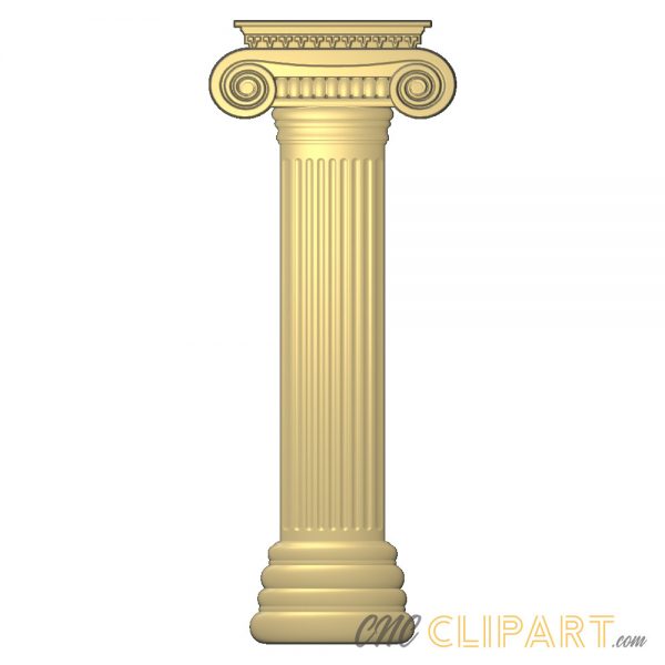 A 3D Relief Model of a Roman Column