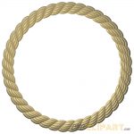 A 3D Relief Model of a circular rope border