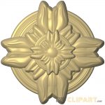 A 3D Relief Model of a Rosette