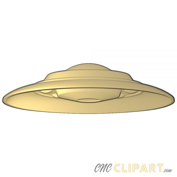 A 3D Relief Model of a UFO