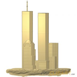 A 3D Relief Model of the World Trade Center