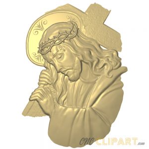 A 3D Relief Model of Jesus Christ Carrying the Cross