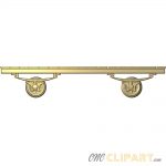 A 3D Relief Model of a Freight Rail Wagon