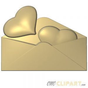 A 3D Relief Model of a Love Letter