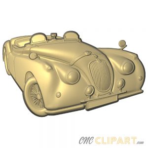 A 3D Relief Model of a Jaguar Mark II
