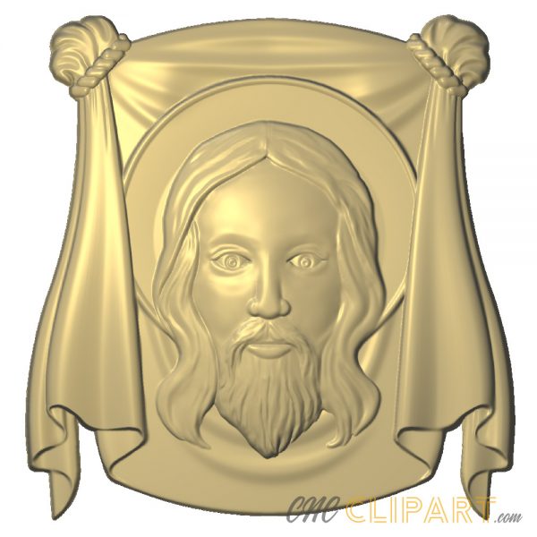 A 3D Relief Model of Jesus Christ in a shroud
