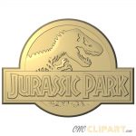 A 3D Relief Model of the Jurassic Park Sign