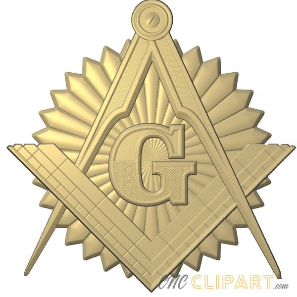 A 3D Relief Model of a Masonic Symbol