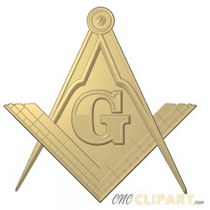 A 3D Relief Model of a Masonic Symbol