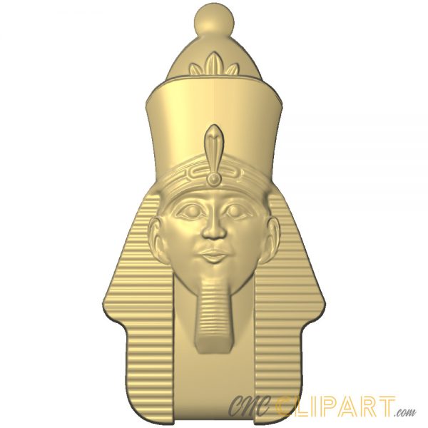A 3D Relief Model of an Egyptian Pharaoh