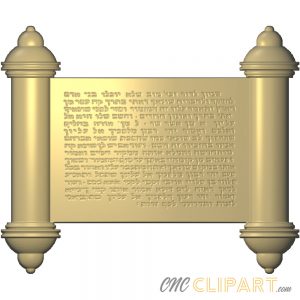 A 3D Relief Model of the Torah