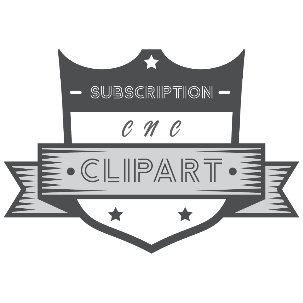 Silver CNC Clipart Subscription