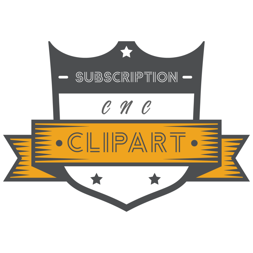 Gold CNC Clipart Subscription