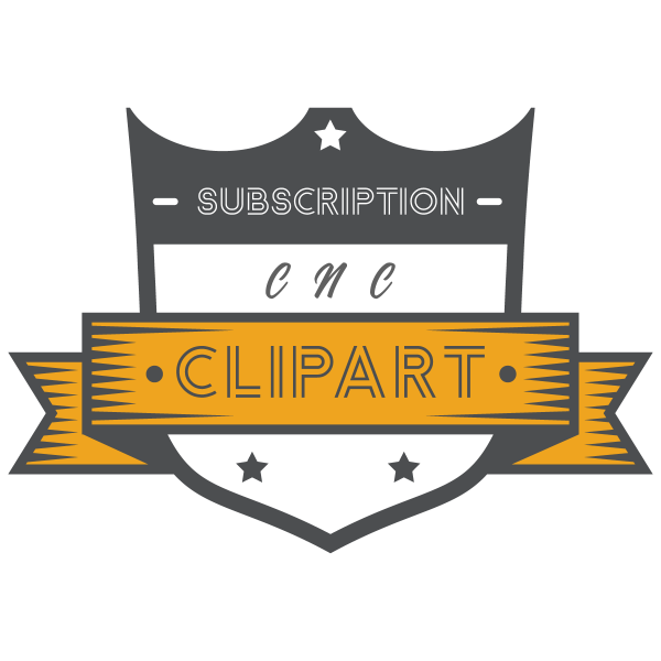 Gold CNC Clipart Subscription
