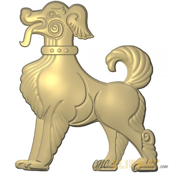 A 3D Relief Model of a Mayan Dog