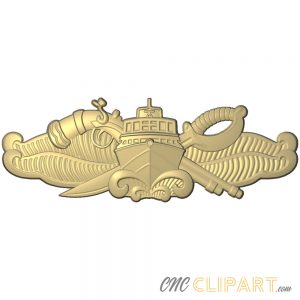 A 3D Relief model of the US Navy Seal