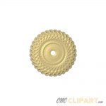 A 3D Relief model of a Ceiling Rose