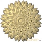 A 3D Relief model of a Ceiling Rose