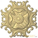 A 3D Relief model of a Ceiling Rose