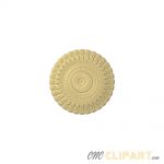 A 3D Relief model of a Ceiling Rose