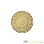 A 3D Relief model of a Ceiling Rose