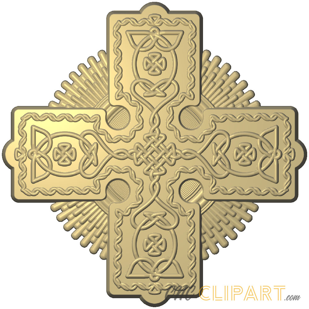 A 3D Relief model of a Celtic Cross