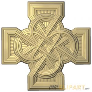 A 3D Relief model of a Celtic Cross