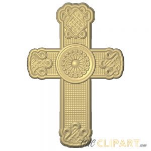 A 3D Relief model of a Celtic Cross