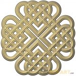 A 3D Relief model of a Celtic Heart weaved pattern