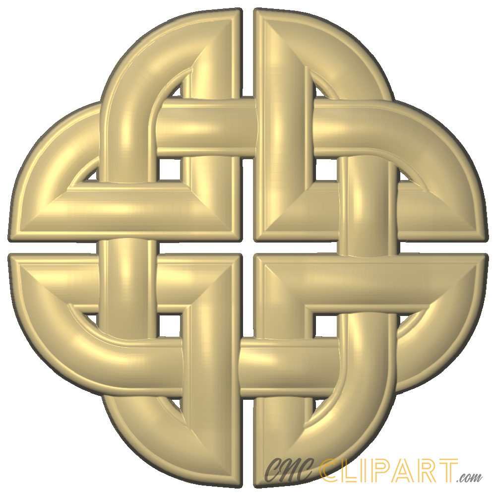 A 3D Relief model of a Celtic Knot