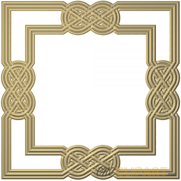 A 3D Relief model of a Celtic Square